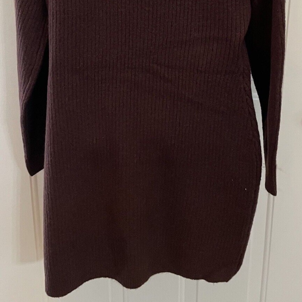 COPY - (NWT) A New Day Women's Brown Long Sleeve Mock Turtleneck Sweater Dress S - Picture 6 of 7